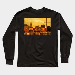 A View of Honfleur, France Long Sleeve T-Shirt